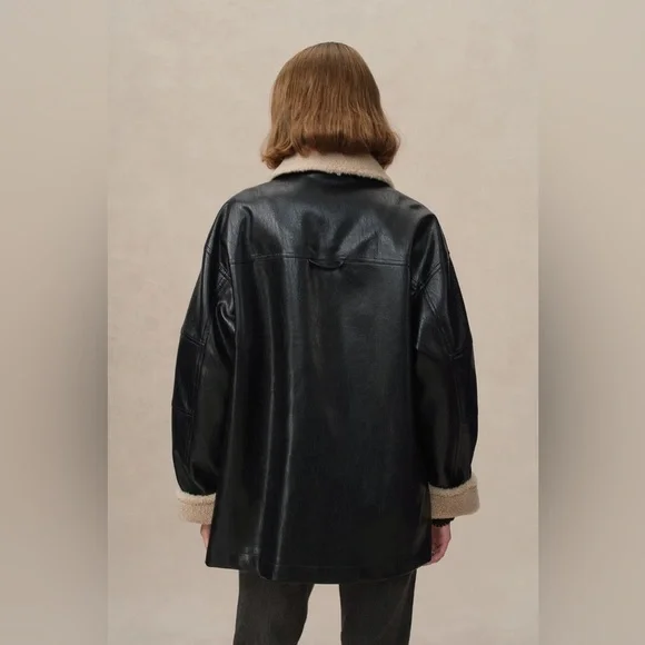 Jesper Börjesson with Fabrique Courtney Jacket in Vegan Leather size Medium - Picture 7 of 7